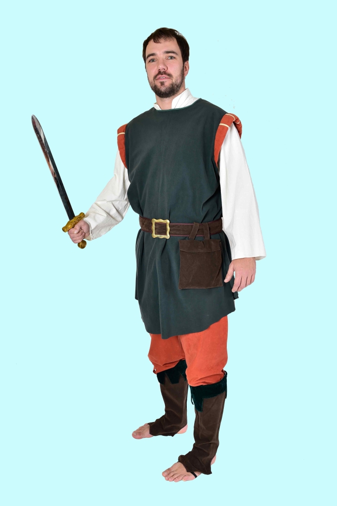 Mittelalter Kostüm Landgraf Gr. 56 für Erwachsende. Landgraf Brandenburg. Zubehör inklusive - Kostümverleih Chemnitz - Kostüm P-119